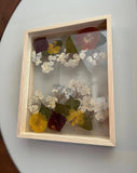 8x10 dried and pressed flower art wall art table decor Dried Flower