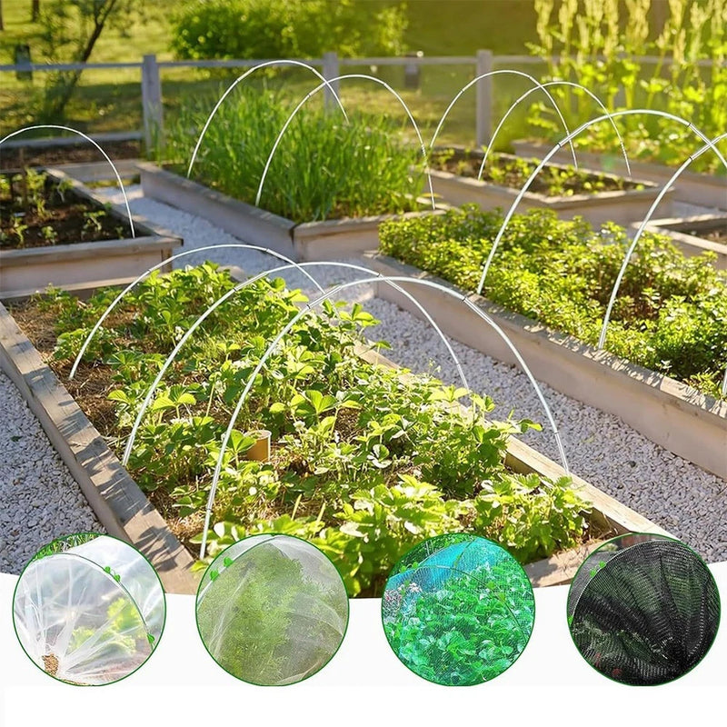 Easy to Use Garden Hoops Support for Elevated Beds and Greenhouse Planting Garden Plants