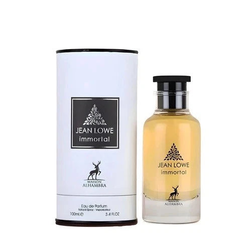Maison Alhambra Jean Lowe Immortal Eau De Parfum Spray for Men, 3.4 Ounce EDP