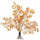 6pcs 36 Inch Fall Artificial Plants Fake Autumn Branches for Orange_6 Pcs_ Green Plant
