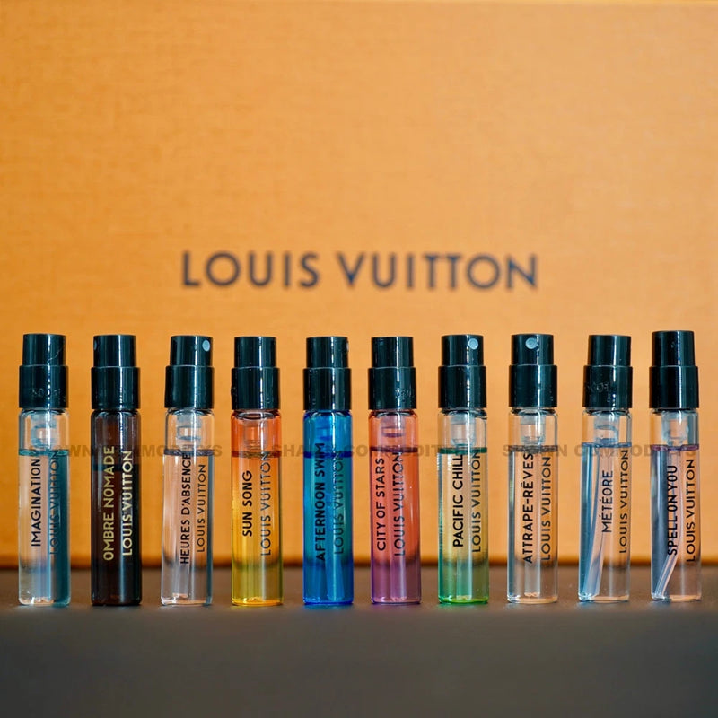 Louis Vuitton Discovery Set of 10 Scents Sample Spray 2ml/0.06oz FAST SHIP EDP