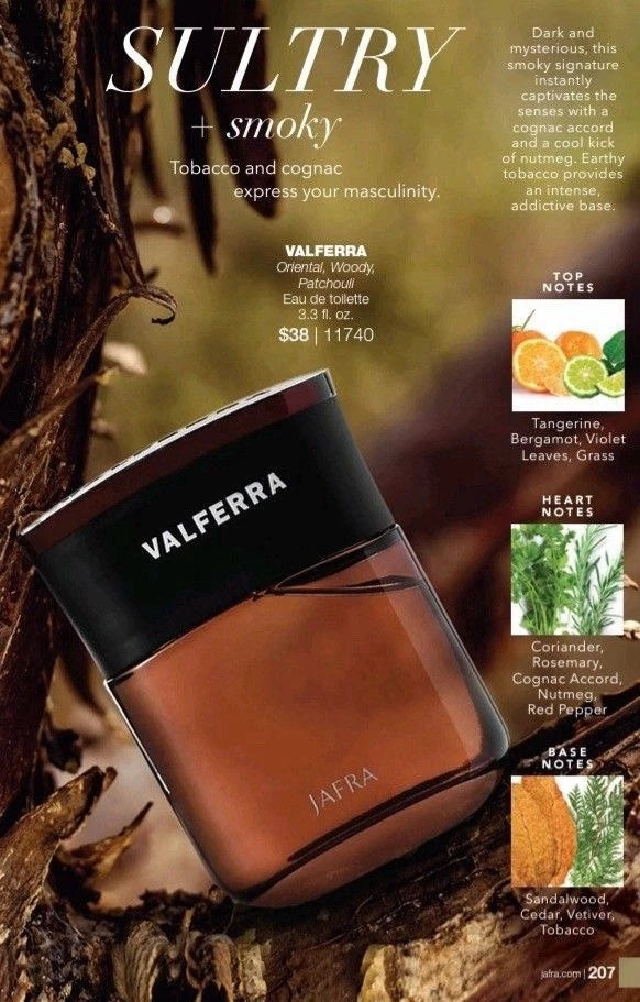 Jafra Valferra Eau De Toilette  3.3 fl. oz. EDT