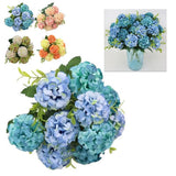 Bouquet Realistic Simulation Wedding Decoration Convenient Fake Flowers Hydrangea