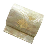 Fukuro Obi Nishijin Pure Silk Pampas Grass Awn Aurora Hikihaku Pampas Grass