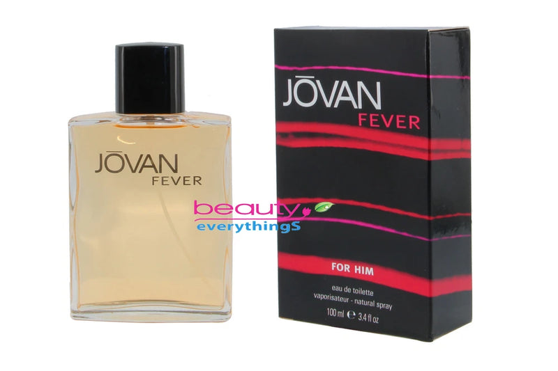 Jovan Fever by Coty 3.4oz / 100ml Esu De Toilette Spray NIB For Men RARE EDT