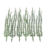 6 Pcs Artificial Succulents Hanging Plants for Indoor and Outdoor Decor Green Plant