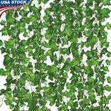 Artificial Ivy Vines 84ft Garland Green Leaves Indoor Outdoor Party Decoration Green Plant