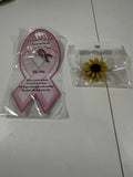 Unbranded Jewelry Lot Breast Cancer Tac Pin and Sunflower Pin NIP (7E x40) Sunflower
