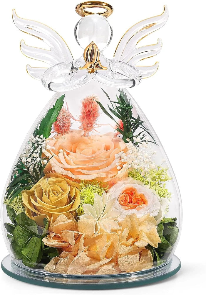 FIACO Gifts for Women Champagne (Rose, Austin, Baby's Breath, Hydrangea) Hydrangea