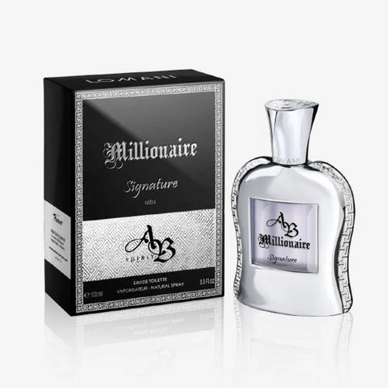 LOMANI AB MILLIONAIRE SIGNATURE FOR MEN Eau de Toilette - 100 ml (For Men) EDT