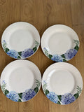 Royal Norfolk Hydrangea Dinner Plate Set Of 4 Hydrangea