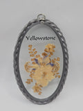 Vintage Yellowstone Pressed Flower Souvenir Wall Hanging Frame Dried Flowers Dried Flower