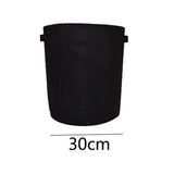 Black 7 gal Felt Non Woven Fabric Garden Grow Bags for Vegetable Potato Breeding Garden Plants