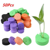 50 Pcs Neoprene Foam Inserts Garden Clone Collars for Hydroponics Cloning Plant Garden Plants