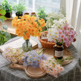 Artificial Daisy Flowers Low Maintenance Fabric for Table Centerpiece Use Daisies