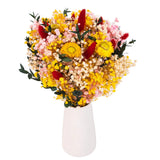 Handmade Dried Flower Bouquet, 14Ó Colorful Natural Floral Arrangement with B... Dried Flower