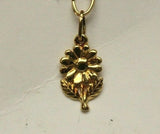 Danecraft 24 Karat Gold Over Sterling Sunflower Pendant 25-15710 NEW Sunflower