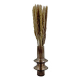 Bergamo Art Bundle of 4 Preserved Flowers Small Pampass Grass 20" long - Natural Pampas Grass