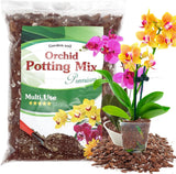 Orchid Potting Mix,Premium Orchid Bark Potting Mixture of Pine Bark,Perlite & Co Orchids