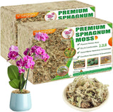 4.4LBS Premium Sphagnum Moss for Plants- 80QT Natural Succulent Carnivorous Plan Orchids