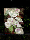 Hydrangea Summer Flower painting snowballs original artist texture 12x16 canvas Hydrangea