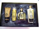 Derby Club House Gold By Armaf Eau De Toilette Spray 3.4 oz  ( 4 Pc Set ) EDT