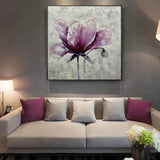 Pure Hand-Painted Peony Flower Oil Painting Living Room Hotel Restaurant Decor Peony