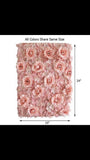 12 Pack Pink/Cream Silk Rose Hydrangea Flower Wall Backdrop Wedding Party Decor Hydrangea