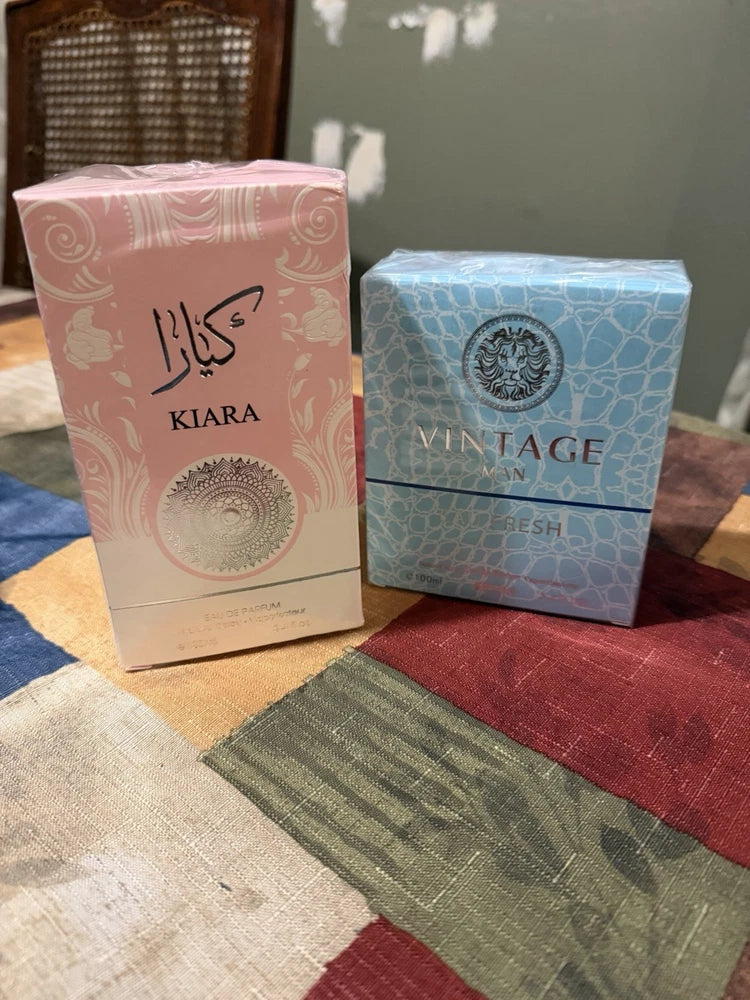 Versace Eau de Parfum Men and Kiara Eau de Toilette 3.4 EDT