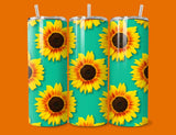 Sunflowers 20oz Custom Tumbler Sunflower