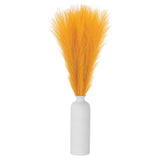 30PCS Faux Pampas Grass Decor, 17"/43cm Artificial Fluffy Grass Stems, Gold Pampas Grass