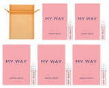 5 Giorgio Armani My Way Eau de Parfum Spray Vial Samples 1.2 ml/0.04 oz EDP