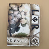 Sid Dickens Memory Block  tile/plaque T-85  L&R Flower Retired Hydrangea floral Hydrangea