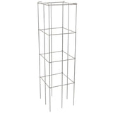 Tomato Cages Plant Support Cage Square Steel 3/5/6/10 Packs Silver/Green Flowering Plants