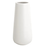 11 Inch Tall Matt White Ceramic Vase for Flowers & Pampas Grass, Classic Rust... Pampas Grass