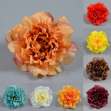 DIY Party Decorative Flowers Pack of 3 Artificial Silk Peony Flower Heads Peony