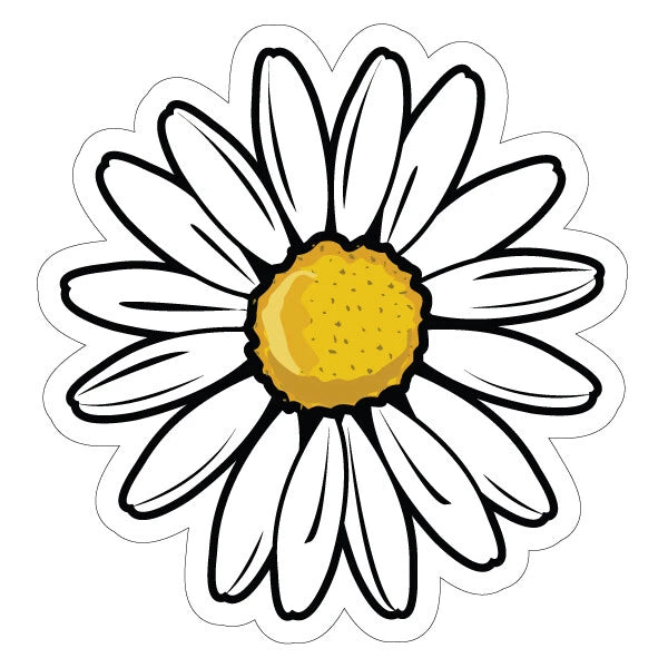 Large 20cm Daisy flower sticker decal for car Daisies