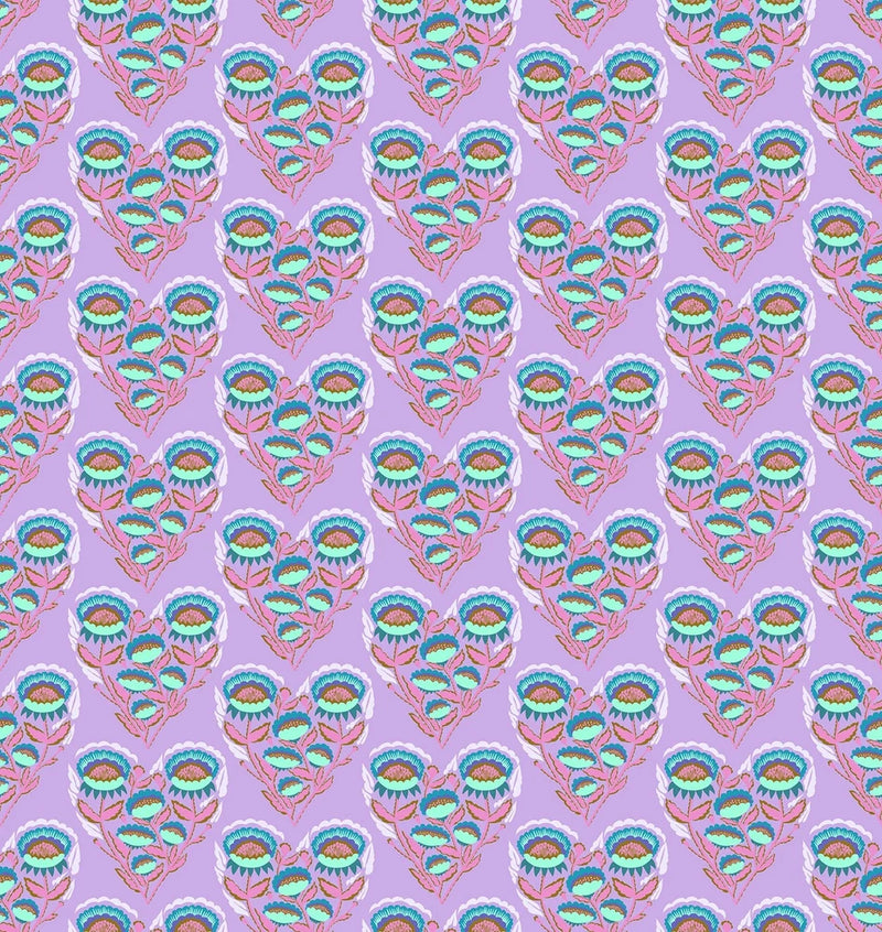 1/2 Yard - Allegory | Pitterpat - Lavender by Anna Maria | AMT143-83V Flowering Plants