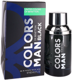 Colors Black by Benetton for Men Eau de Toilette Spray Cologne 2oz New EDT