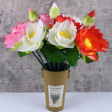 Flower Artificial Fake For Wedding Garden Home Lotus Party Silk Water Lily Lily