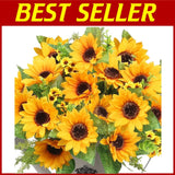 2 Bunches of Artificial Sunflowers Sunflower