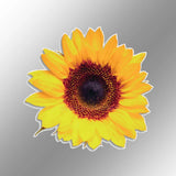sunflower vinyl sticker kisscut 95mm golden yellow sunny flower bumper stickers Sunflower