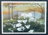 MALDIVES FLOWERS OF THE INDIAN OCEAN CALLA LILY STAMPS SOUVENIR SHEET 2000 MNH Lily