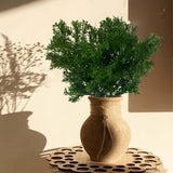 Green Artificial Small Leaves Plant 5 Branches Parsley Grass Green Plant
