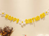 Daisy Birthday Banners, White Yellow Colour Daisy Flower Mylar Balloons 2pcs Daisies