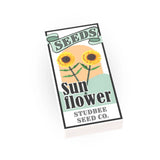 Seed Packet, Sunflower - Custom Printed Minifig Scale - (1x2 Tile) - Brick City Sunflower