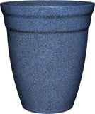 Classic Home and Garden Premiere Collection Planter, Allaire 12", Indigo Garden Plants
