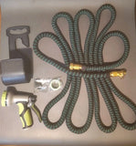 25 Ft. Expandable Garden Hose With Nozzle And Wall Mount Garden Plants