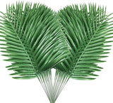 24Pack Palm Leaves Branches for Palm Sunday Artificial Plants Fake Palms Frond T Green Plant