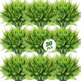 30 Pcs Artificial Boston Fern Plants Fake Boston Fern Stems UV Resistant Faux... Green Plant
